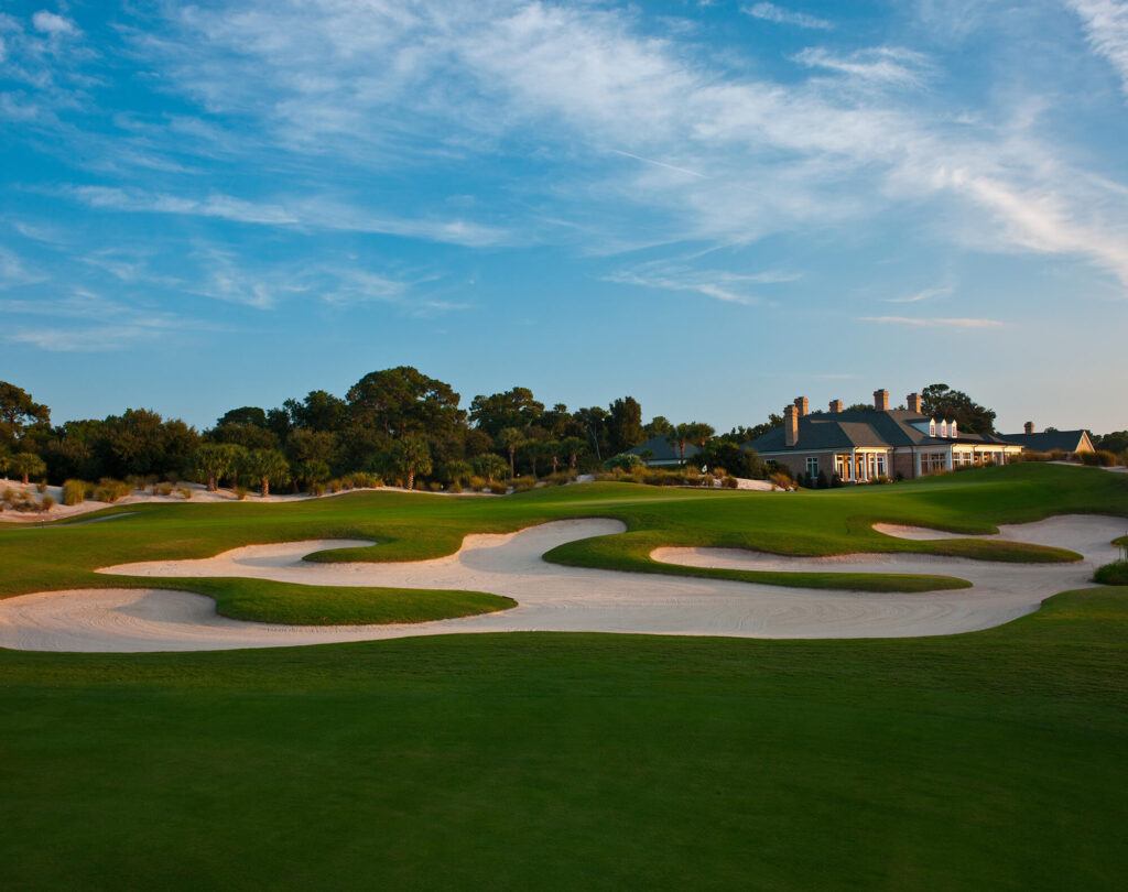 Scenic fairway view from one of Colleton River’s championship golf courses